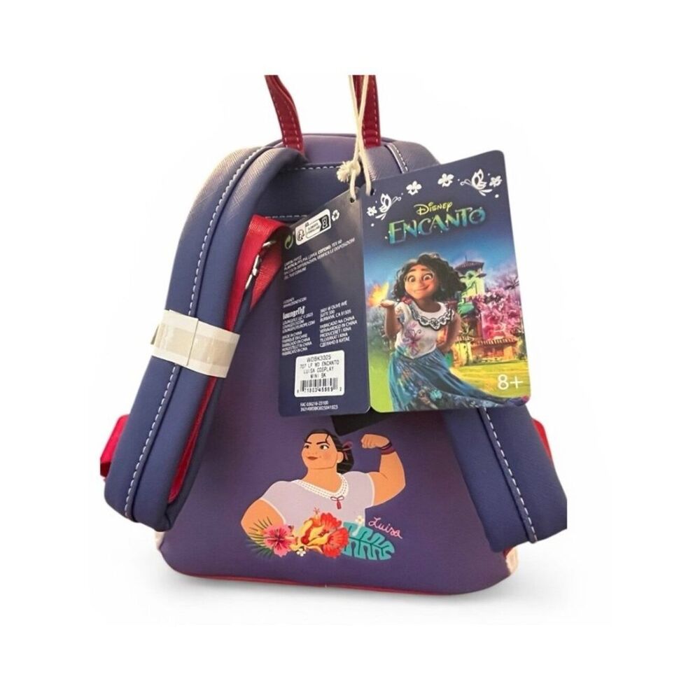Loungefly Disney Encanto Luisa Madrigal Cosplay Mini Backpack NWT 2023 Exclusive - Picture 6 of 6